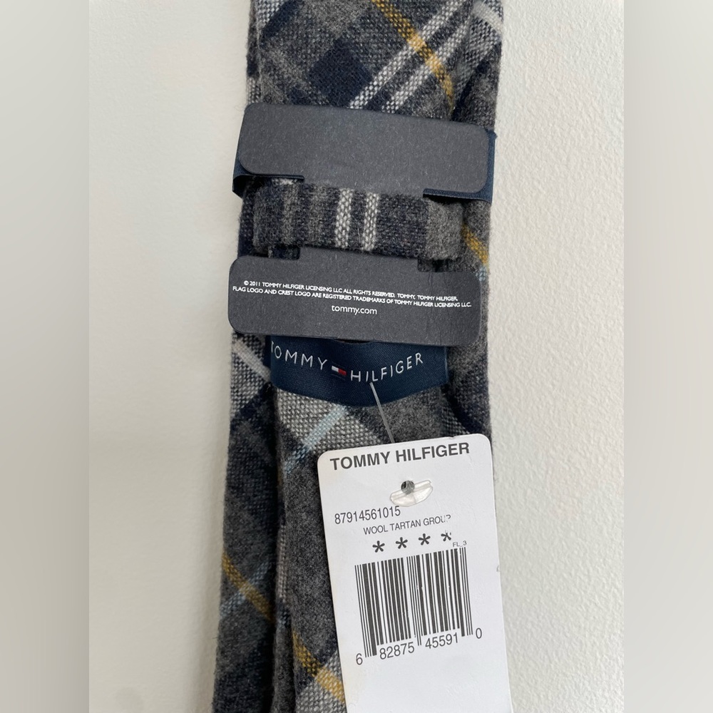 Tommy Hilfiger Wool Tie - Picture 2 of 5